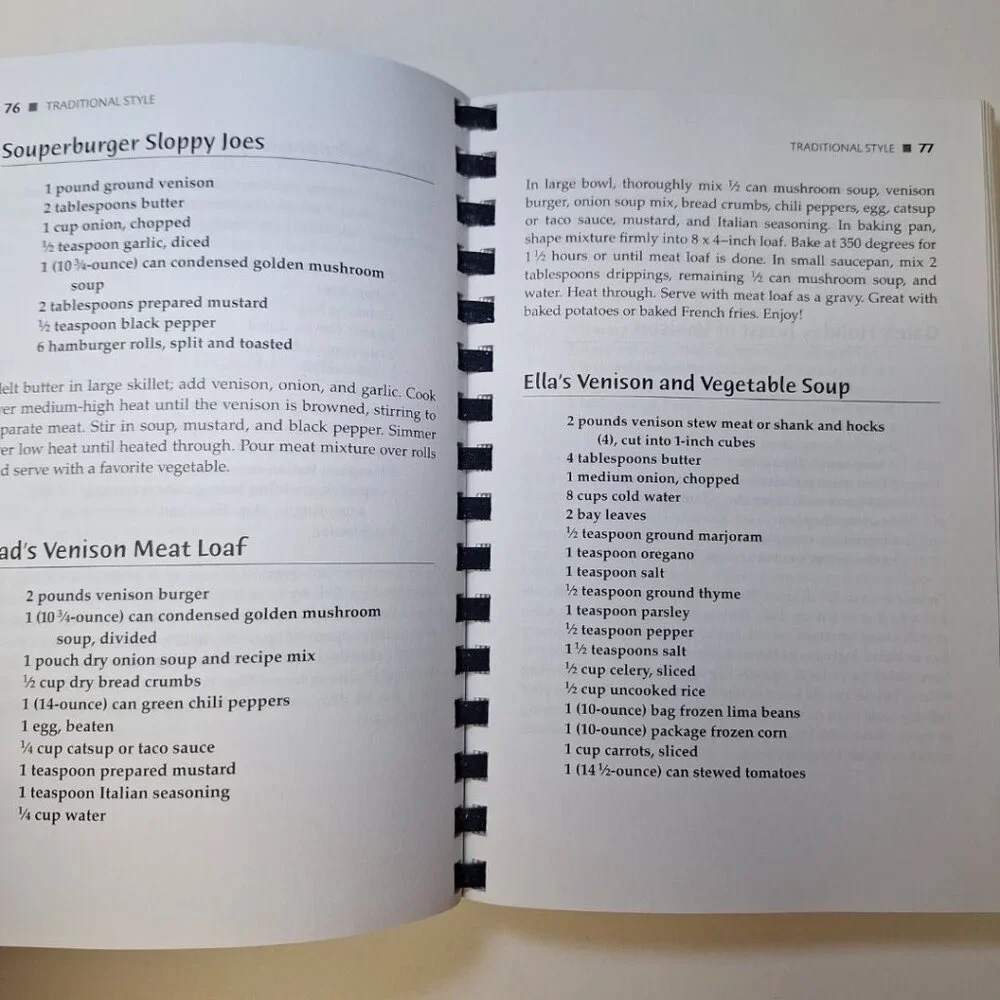Quality Venison Cookbook Deer‎ Recipes Loder 2008 Hunter Grilling Crockpot Guide